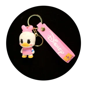 KSB-446 Disney - Daisy Duck Arms Down - Keychain With Silicone Band