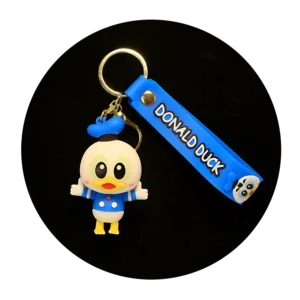 KSB-449 Disney - Donald Duck Thumbs Up - Keychain With Silicone Band