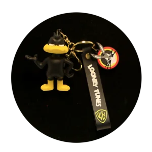KSB-463 Looney Tunes - Daffy Duck - Keychain With Silicone Band