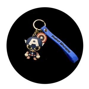 KSB-481 Marvel - Captain America 03 - Keychain With Silicone Band