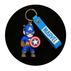 KSB-485 Marvel - Captain America 07 - Keychain With Silicone Band