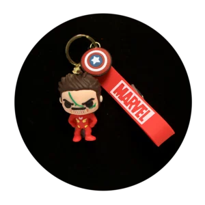 KSB-491 Marvel - Iron Man (Venom Version) - Keychain With Silicone Band
