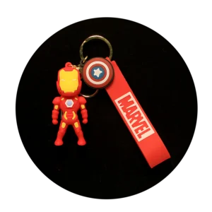 KSB-493 Marvel - Iron Man 02 - Keychain With Silicone Band