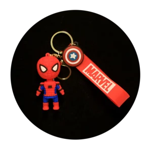 KSB-497 Marvel - Spiderman 02 - Keychain With Silicone Band