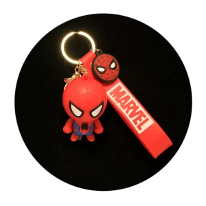 KSB-504 Marvel - Spiderman 09 - Keychain With Silicone Band