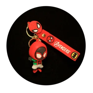 KSB-509 Marvel - Spiderman MIles Morales - Keychain With Silicone Band