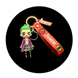 KSB-513 Marvel - Suicide Squad Female Joker - Keychain With Silicone Band