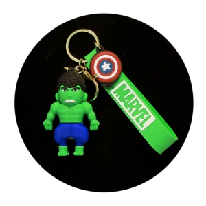 KSB-517 Marvel - The Hulk 01 - Keychain With Silicone Band