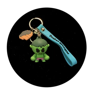 KSB-523 Marvel - The Hulk 07 - Keychain With Silicone Band