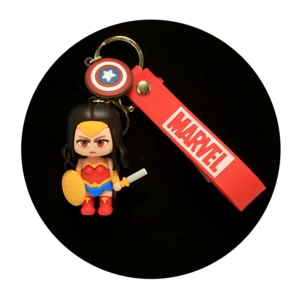 KSB-533 Marvel - Wonder Woman - Keychain With Silicone Band