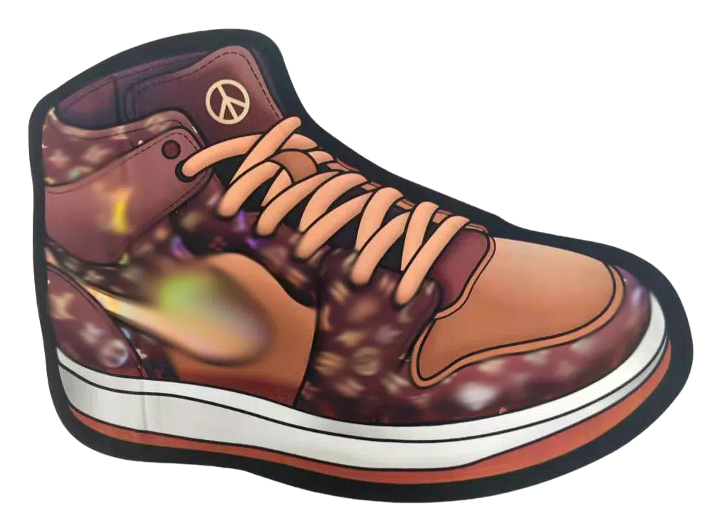 3.5g Shoe-Shaped Mylar Bag – Holographic Sneaker Pouch – Premium Packaging (50 Count) Nike Air Yordan Luis Vuitone- MB-SHOE-002