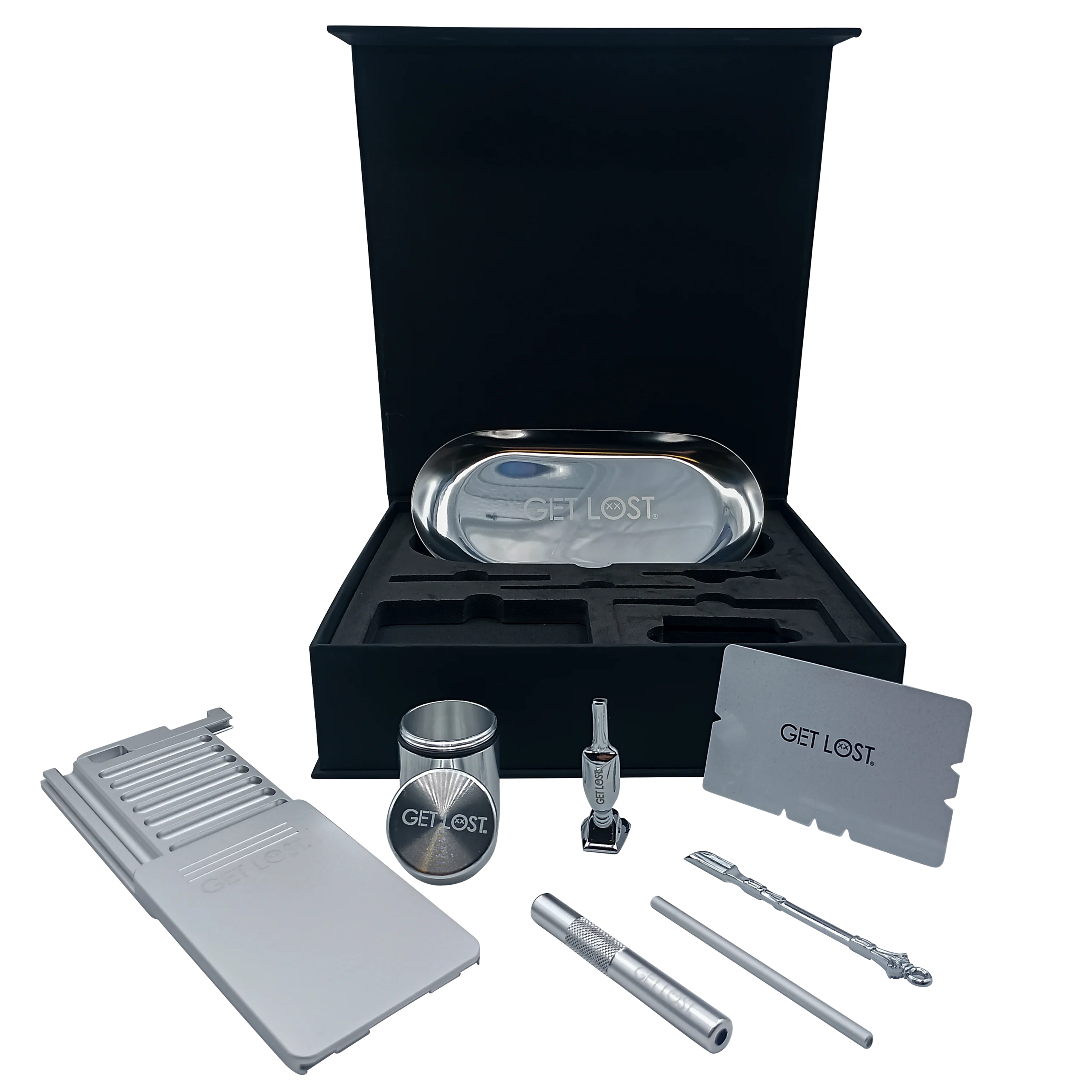 PSS-SLV-002 - Get Lost Premium Snuff Set (Silver) - Image 5
