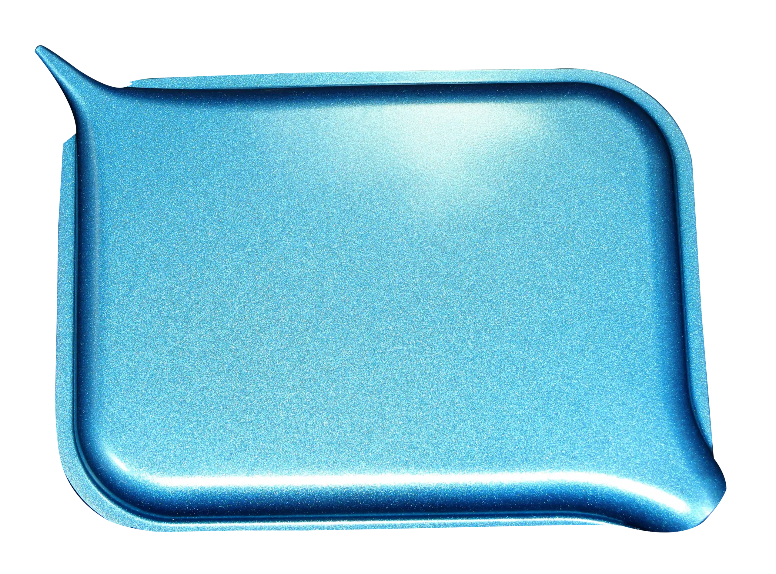 PSST-004 Get Lost Premium Stainless Steel Rolling Tray with Funnel (Blue) - Image 2