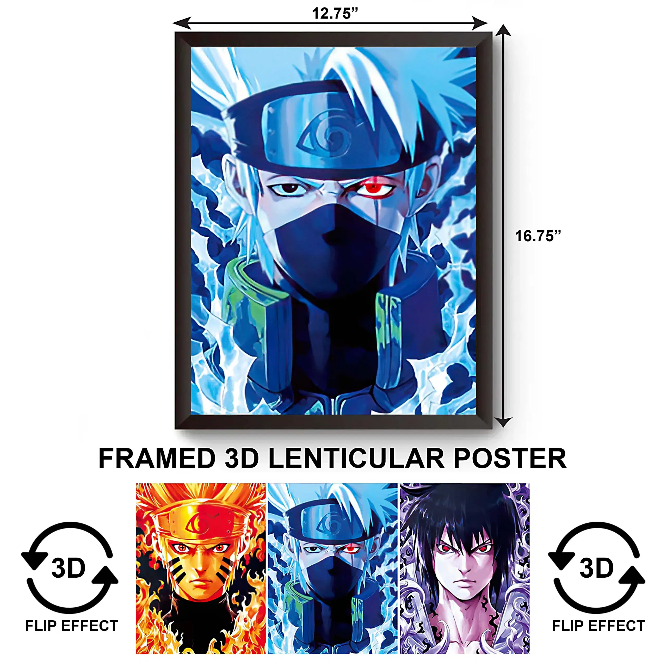 3DPWF-032 Anime – Naruto Framed Poster