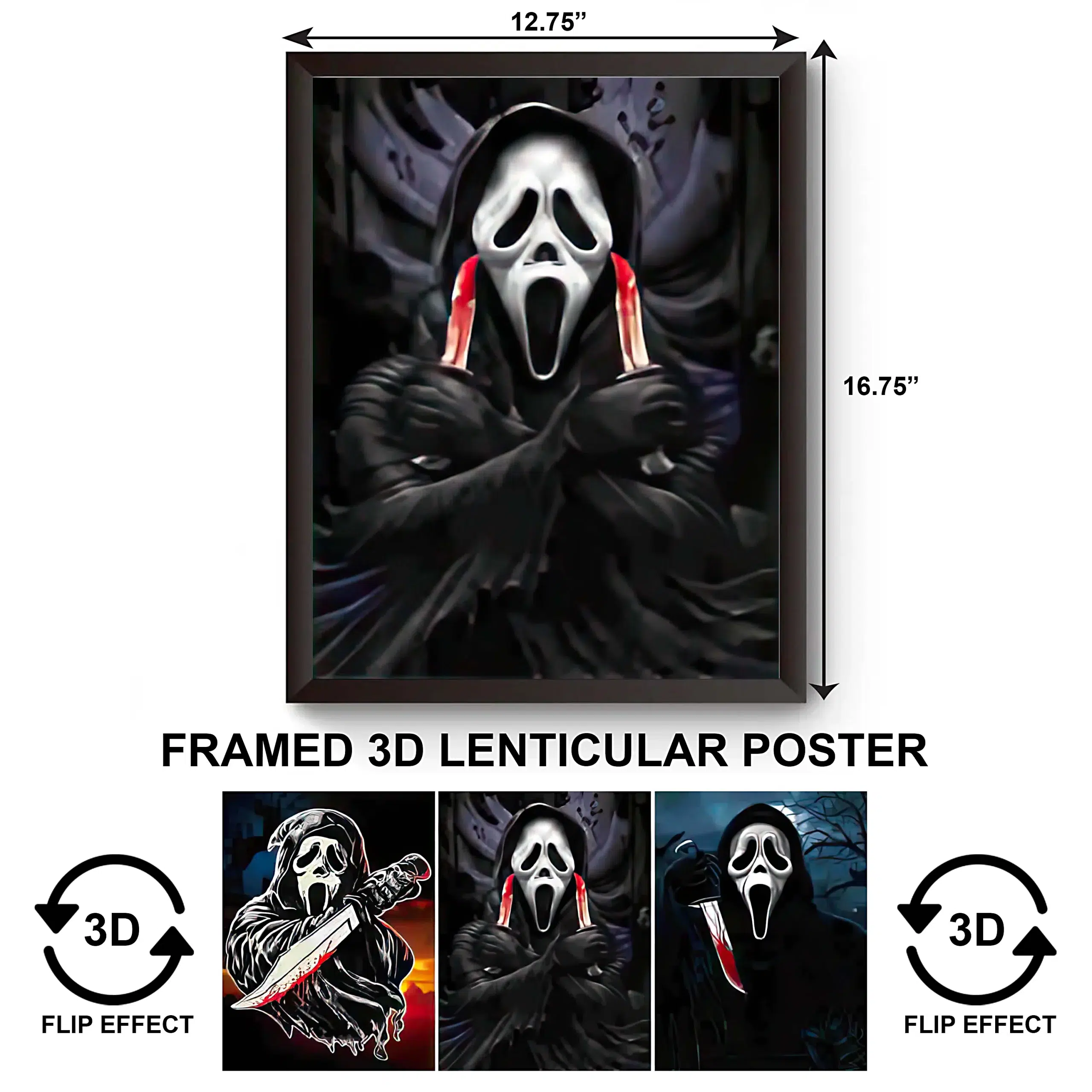 3DPWF-097 Movies – Scream Framed Poster