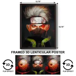3DPWF-113 Anime - Naruto Mask Framed Poster
