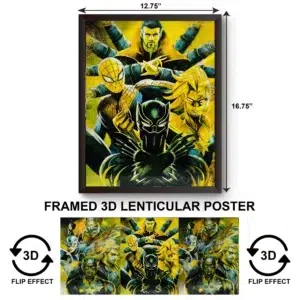3DPWF-125 Movies - Avengers Framed Poster