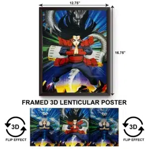 3DPWF-127 Anime - Deku - Bakugo - Naruto God of Shinobi Framed Poster