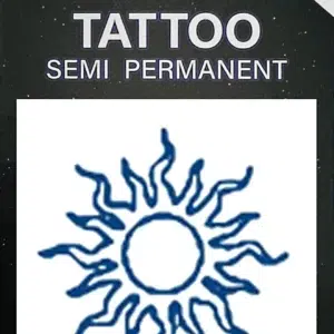 GLA-007 Semi Permanent Tattoo 2"x2"