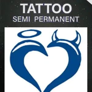GLA-042 Semi Permanent Tattoo 2"x2"