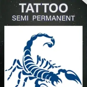 GLA-044 Semi Permanent Tattoo 2"x2"