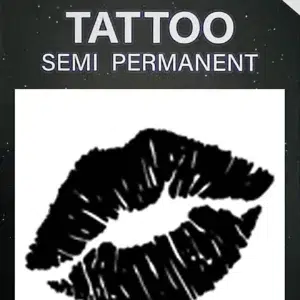 GLA-070 Semi Permanent Tattoo 2"x2"