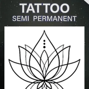 GLA-075 Semi Permanent Tattoo 2"x2"