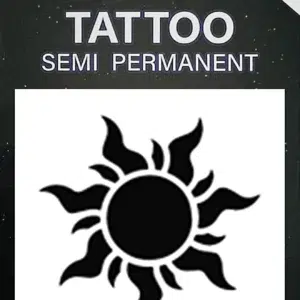 GLA-076 Semi Permanent Tattoo 2"x2"