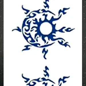 GLB-038 Semi Permanent Tattoo 2.75"x4.75"