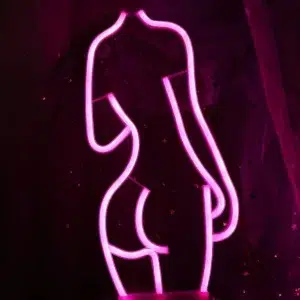 NHL-018 - Neon Hanging Light - Sexy Woman Silhouette