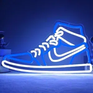 NHL-024 - Neon Hanging Light - Blue Shoe