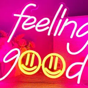 NHL-040 - Neon Hanging Light - Feeling Good Smily Neon