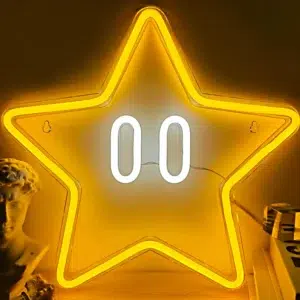NHL-043 - Neon Hanging Light - Anime Mario Star