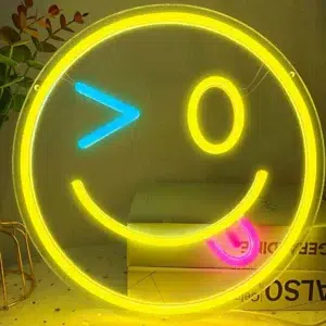 NHL-057 - Neon Hanging Light - Smily Blink