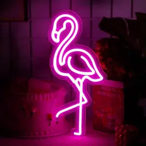 NHL-058 - Neon Hanging Light - Flamingo Neon