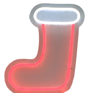 NHL-066 - Neon Hanging Light - Christmas Boot