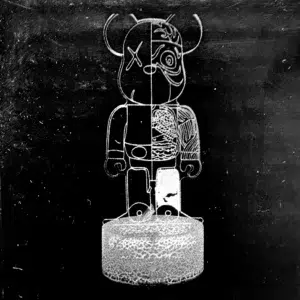 NSL-033 - LED Standing Light - KAWS Bear White