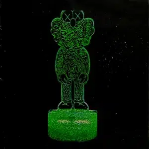 NSL-035 - LED Standing Light - KAWS Bear Green