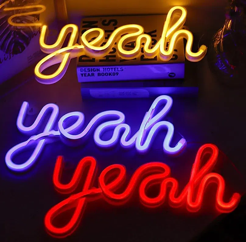 SNL-007 – Small Neon Hanging Light – Yeah