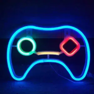 SNL-027 - Small Neon Hanging Light -Gaming Controller Shape