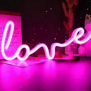 SNL-028 - Small Neon Hanging Light - Love Sign