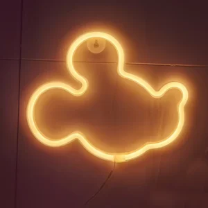 SNL-041 - Small Neon Hanging Light - Mickey Mouse