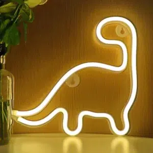 SNL-044WC - Small Neon Hanging Light - Dinosaur Warm Color