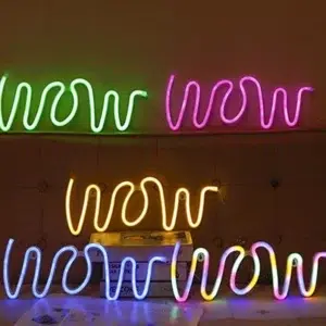 SNL-056 - Small Neon Hanging Light - WOW Multi