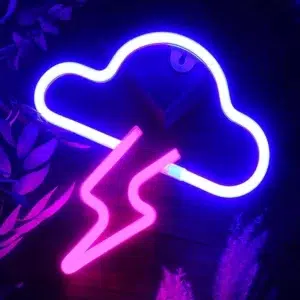 SNL-071 - Small Neon Hanging Light - Thunder and Lightning