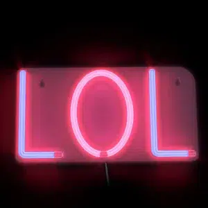 SNL-075 - Small Neon Hanging Light - LOL