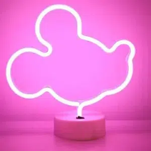TNL-003 - Table Neon Light - Mickey Mouse Pink