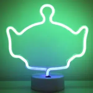 TNL-006 - Table Neon Light - Green Alien Face