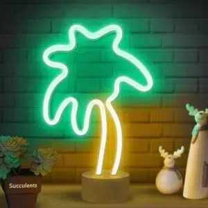 TNL-032 - Table Neon Light - Palm Tree