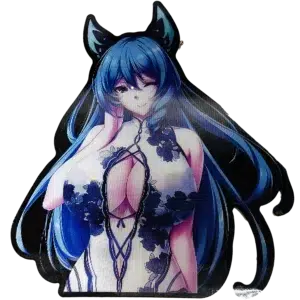 3D3DK176 Anime XXX Devil Woman in Purple